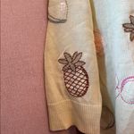 Christopher & Banks  Light Green Cardigan with Fruit Embroidery xl Photo 1