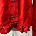Christopher & Banks Vintage red suede leather jacket large Photo 1