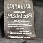 Disturbia Blythe Handkerchief Hem Mini Dress in Black size 8 Sleeveless Cotton Photo 11