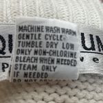 Vintage Quantum Sportswear Medium Tennis Sweater V Neck White Black Gold Knit Photo 10