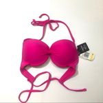 California Waves Pink Underwire Push Up Bikini Top Photo 2