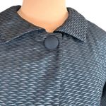 Vintage Rozae Nichols Black Metallic Textured Cropped Jacket Petite 4P Classic Photo 6