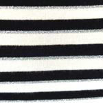 Talbots  Striped Metallic Pima Cotton Knit Top Photo 4