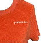 Sporty & Rich Disco Terry Cropped Tee Orange Short Sleeves Top Women’s Size S Photo 5