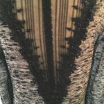 One World  Long Sleeve Top Mesh/Knit Back Photo 5