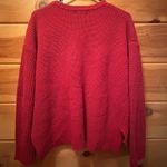 MELLODAY  Women's sweater Long Sleeve Two Pockets Pullover In Deep Red Size M Photo 6
