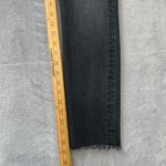 MOTHER High Waisted Looker Ankle Jeans Women 27 Night Hawk Black Raw Hem Chic Photo 8