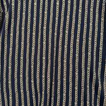 MICHAEL Michael Kors Blouse‎ Womens L Black Gold Chain Print Casual Party Office Size L Photo 4