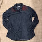 Anthropologie Ariat® Ladies Parker Long Sleeve Denim
Blue Button Up Shirt 10037240 S/Pb Photo 3