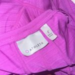 Athleta short sleeve Zip top Shirt rash guard beach sun coverup Pink Small Photo 3