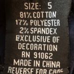 Sweet Vibes Size 5 Jr. Short Shorts 5 pockets Photo 5