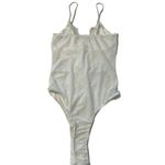 Mesh & Lace Teddy Bodysuit White Bachelorette Party Going Out Outfit‎ Size S New Photo 5