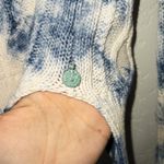 Maison Scotch New Friends Blue Tie Dye Cable Knit Sweater Size 4 Photo 2