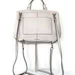 Rebecca Minkoff leather bag convertible backpack shoulder crossbody dove gray Photo 2
