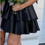 Mac Duggal  Black Bow Shoulder Dress Homecoming/Cocktail Photo 6