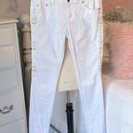Rue 21 White Jeans Embroidered Southwestern Womens 5 6  Retro Low Rise Photo 0