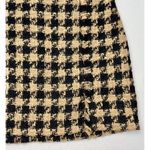 House of Harlow  1960 WOMEN MINI SKORT‎  TWEED Houndstooth SIZE Small Photo 1