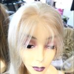 Human hair Fulllace Wig blonde CHRISTMAS GIFT Size 24 Photo 1