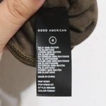 Good American  Olive Green Sleeveless Turtleneck Jersey Knit  Bodysuit Sz 6 Photo 5