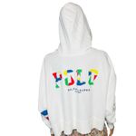 Ralph Lauren Polo  Novelty Cropped Hoodie Sweatshirt size M New oversized Photo 3