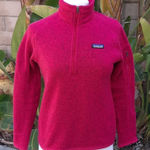 Patagonia  Better Sweater 1/4 Zip Fleece Pullover Heathered Pink Size Small Photo 0