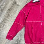 Wild Fable Women's Magenta Pink Seamed Hooded Sweatshirt - Size Medium - NWT Photo 6