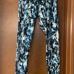 Nike Women's Leg-A-See - Mishmash AOP Light Blue Lacquer/Black Pants Photo 0