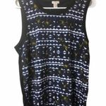 J.Crew  Women's Crew Neck Multi-pattern  Sleeveless Blouse Size S Photo 0