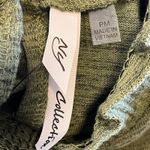 Ny Collection  NWT‎ Long Sleeve Mock Neck Pullover Green Shirt PETITE Medium Photo 5