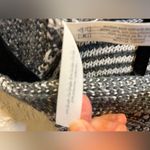 Aeropostale Cardigan Sweater by , grey & white, open front w beautiful knitting Photo 7