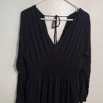 Old Navy Waist-Defined V-Neck Jumpsuit Black L Photo 3