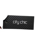 City Chic  Flourish Off‎ the Shoulder Dress Ivory Mod Floral Plus Size 14 Photo 13