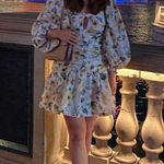 Avantlook Puff Sleeve Pleated Dress Photo 0