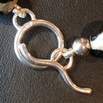 SIMON SEBBAG Tortoise Shell Agate Necklace with Sterling Silver Modern Pendant Black Photo 10