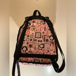 LeSportsac A Rare HTF Modern Vintage  Tick Rock Clock Retired Print 09’ Backpack Photo 3