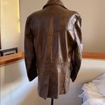 Vintage PIONEER Wear Brown leather Jacket 42L Size undefined Photo 4