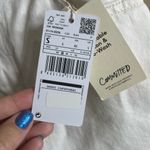 NWT MNG high waisted paper bag mom shorts XS White Photo 2