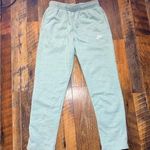 Nike Blue Fleece Joggers M Soft Cozy Sweatpants Athleisure Streetwear Photo 6