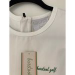 Barstool Sports NWT  Golf Dress White Green Sleeveless Printed Shorts Side Slits Photo 6