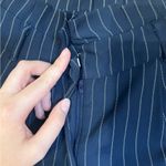 VERO MODA  Size S Pinstripe Blue And White Paper bag Shorts Academia Rolled Hem Photo 2