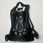 New Sweet Sweat Black Drawstring Gym Travel Bag Backpack Photo 0