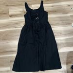 Who What Wear  Black Lace Up Dress Women’s XS Photo 3