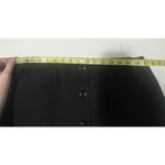 Worth New York Woman’s Size 16 Black Knee Length Skirt With Buttons Career. Photo 4