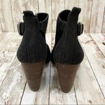 Lucky Brand Oona Black Suede Cut Out Sandals 10M Photo 4