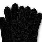 WOMEN’S CHENILLE KNIT GLOVES Black Photo 5