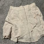 Sim & Sam  NEW WITH TAGS Peach & Grey Leopard Print. Summer Fun Skirt. 16” Long Photo 4