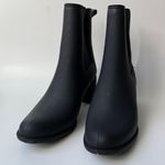 Jeffrey Campbell JC Play Matte Black Rubber Heeled 'Hurricane' Boots Photo 0