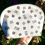 Rae Dunn White Cosmetic Bag Photo 0