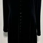 Amanda Smith  Velvet Velour Long Sleeve Maxi Dress Wednesday‎ Style Black Size 12 Photo 0