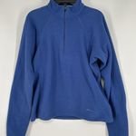 Patagonia Capilene Fleece Quarter 1/4 Zip Pullover Sweatshirt Blue Womens Medium Photo 0